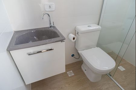 Studio para alugar com 22m², 1 quarto e sem vaga Studio para alugar com 22m², 1 quarto e sem vagaBanheiro