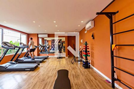 Apartamento para alugar com 44m², 2 quartos e 1 vaga Apartamento para alugar com 44m², 2 quartos e 1 vagaÁrea comum - Academia