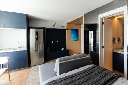 Studio à venda com 27m², 1 quarto e sem vagaStudio