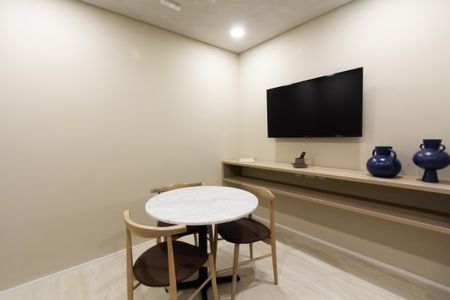 Studio à venda com 27m², 1 quarto e sem vagaSala de reunião