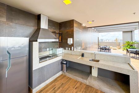 Apartamento à venda com 29m², 1 quarto e 1 vaga Apartamento à venda com 29m², 1 quarto e 1 vagaChurrasqueira Rooftop