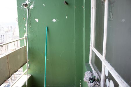 Studio à venda com 49m², 1 quarto e sem vagaVaranda