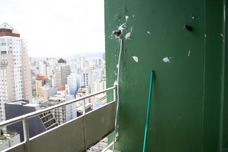 Studio à venda com 49m², 1 quarto e sem vagaVaranda