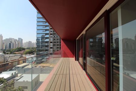 Varanda de apartamento à venda com 1 quarto, 90m² em Vila Olímpia, São Paulo