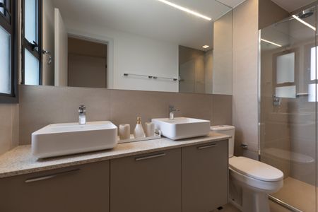 Apartamento para alugar com 67m², 2 quartos e 2 vagasBanheiro da Suíte