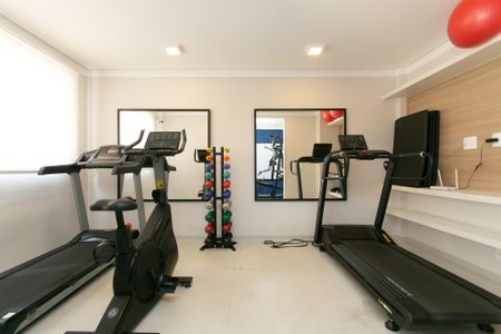 Apartamento para alugar com 32m², 2 quartos e sem vaga Apartamento para alugar com 32m², 2 quartos e sem vagaÁrea comum - Academia