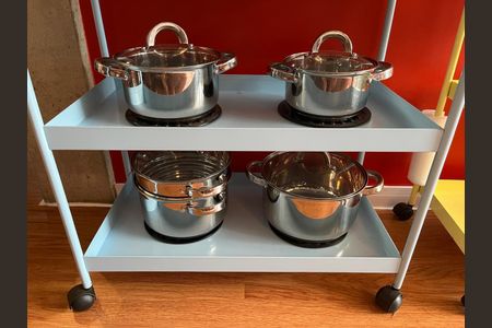 Apartamento para alugar com 74m², 1 quarto e 1 vagaDetalhe cozinha