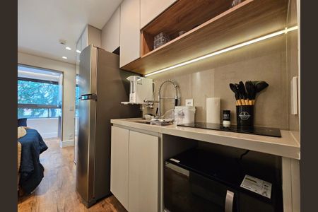 Studio à venda com 23m², 1 quarto e sem vagaCozinha