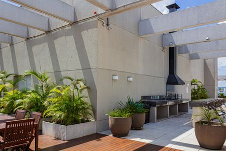 Apartamento para alugar com 33m², 1 quarto e 1 vagaÁrea gourmet