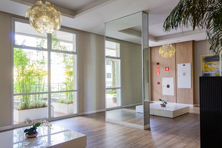 Apartamento para alugar com 33m², 1 quarto e 1 vagaHall social