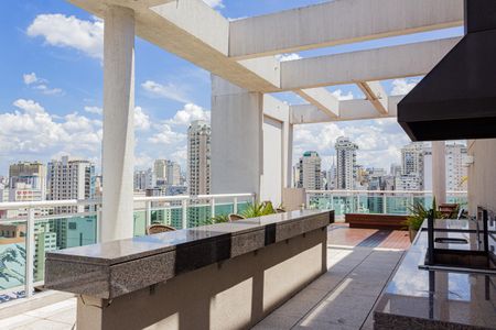 Apartamento para alugar com 33m², 1 quarto e 1 vagaÁrea gourmet