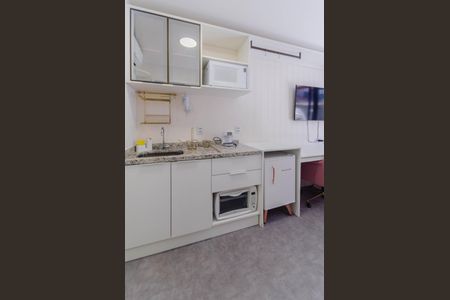 Studio para alugar com 32m², 1 quarto e sem vaga Studio para alugar com 32m², 1 quarto e sem vagaCozinha