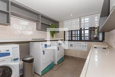 Studio para alugar com 32m², 1 quarto e sem vaga Studio para alugar com 32m², 1 quarto e sem vagaÁrea comum - Lavanderia