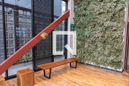 Studio para alugar com 32m², 1 quarto e sem vaga Studio para alugar com 32m², 1 quarto e sem vagaÁrea comum - Entrada