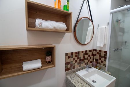 Studio para alugar com 22m², 1 quarto e sem vaga Studio para alugar com 22m², 1 quarto e sem vagaBanheiro