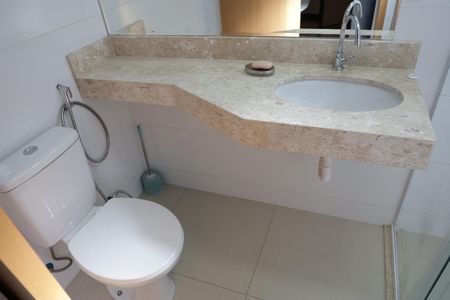 Apartamento para alugar com 90m², 3 quartos e 2 vagasBanheiro da Suíte 1