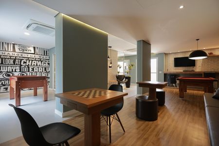 Apartamento para alugar com 43m², 2 quartos e sem vaga Apartamento para alugar com 43m², 2 quartos e sem vagaÁrea comum - Salão de jogos