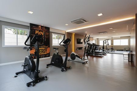 Apartamento para alugar com 43m², 2 quartos e sem vaga Apartamento para alugar com 43m², 2 quartos e sem vagaÁrea comum - Academia