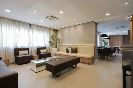 Apartamento para alugar com 43m², 2 quartos e sem vaga Apartamento para alugar com 43m², 2 quartos e sem vagaÁrea comum - Salão de festas