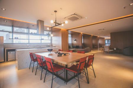 Studio para alugar com 26m², 1 quarto e sem vaga Studio para alugar com 26m², 1 quarto e sem vagaÁrea comum - Espaço Gourmet