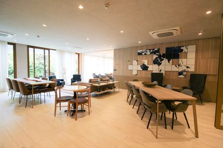 Studio para alugar com 28m², 1 quarto e sem vaga Studio para alugar com 28m², 1 quarto e sem vagaÁrea comum - Salão de festas