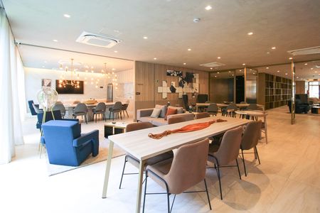 Studio para alugar com 28m², 1 quarto e sem vaga Studio para alugar com 28m², 1 quarto e sem vagaÁrea comum - Salão de festas