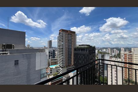 Apartamento para alugar com 50m², 1 quarto e 1 vagaSacada da sala