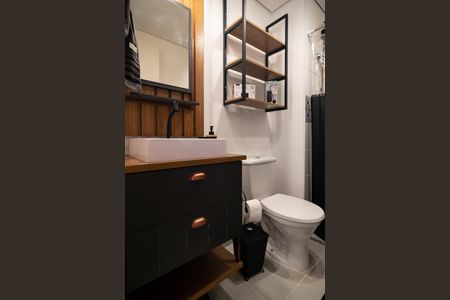 Studio para alugar com 25m², 1 quarto e sem vaga Studio para alugar com 25m², 1 quarto e sem vagaBanheiro