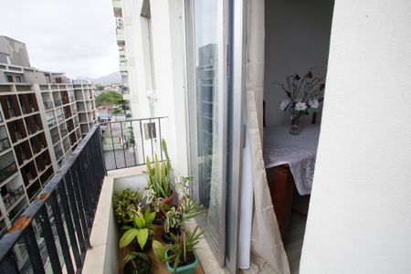 Varanda da Sala de apartamento para alugar com 1 quarto, 60m² em Tanque, Rio de Janeiro
