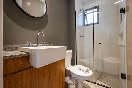 Studio para alugar com 28m², 1 quarto e sem vagaBanheiro