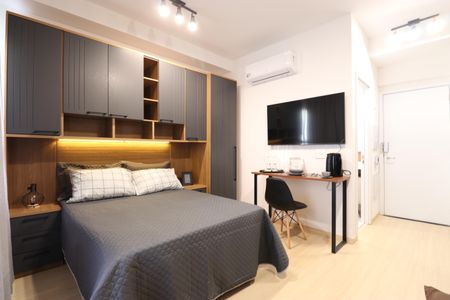 Studio para alugar com 25m², 1 quarto e sem vagaSala/Quarto