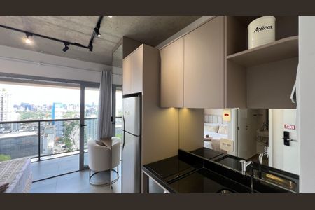 Studio para alugar com 21m², 1 quarto e sem vaga Studio para alugar com 21m², 1 quarto e sem vagaCozinha