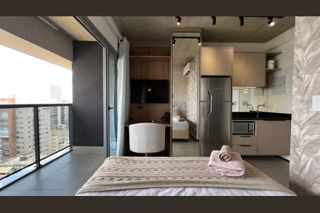 Studio para alugar com 21m², 1 quarto e sem vaga Studio para alugar com 21m², 1 quarto e sem vagaQuarto