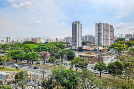 Vista da Varanda de apartamento à venda com 1 quarto, 33m² em Campo Belo, São Paulo