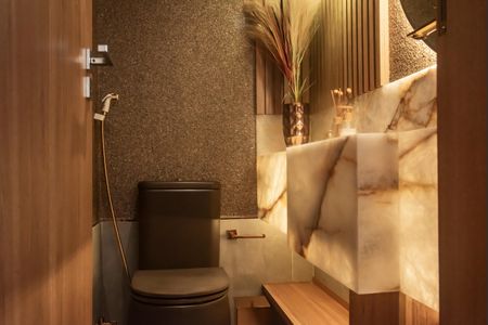 Apartamento à venda com 120m², 2 quartos e 2 vagasLavabo da Sala