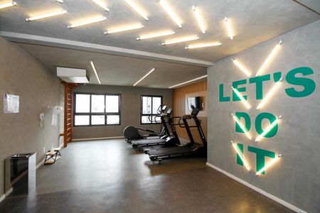 Studio para alugar com 24m², 1 quarto e sem vaga Studio para alugar com 24m², 1 quarto e sem vagaÁrea Comum - Academia