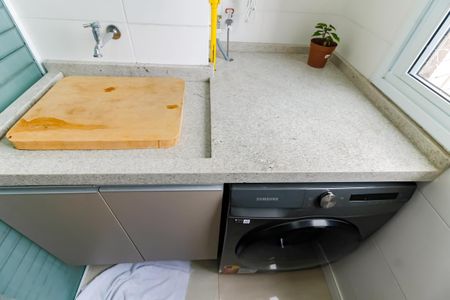 Apartamento para alugar com 56m², 2 quartos e 1 vagaDetalhe da area de serviço