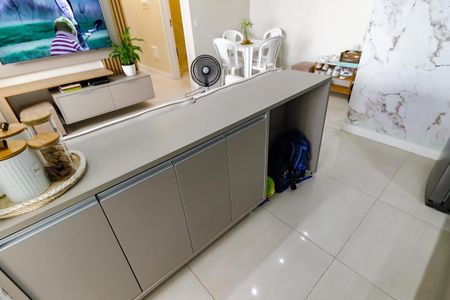 Apartamento para alugar com 56m², 2 quartos e 1 vagaDetalhe da cozinha