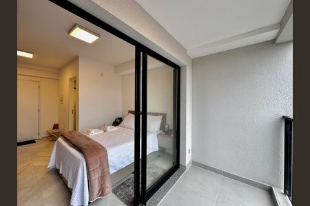Studio para alugar com 25m², 1 quarto e sem vagaSacada