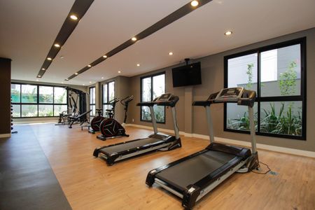 Studio para alugar com 27m², 1 quarto e sem vaga Studio para alugar com 27m², 1 quarto e sem vagaAcademia