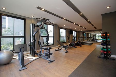 Studio para alugar com 27m², 1 quarto e sem vaga Studio para alugar com 27m², 1 quarto e sem vagaAcademia