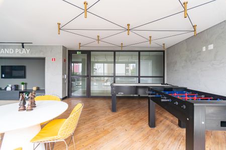 Apartamento para alugar com 29m², 1 quarto e 1 vaga Apartamento para alugar com 29m², 1 quarto e 1 vagaSalão de jogos