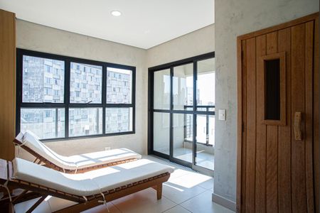 Studio para alugar com 35m², 1 quarto e sem vagaÁrea comum - Sauna