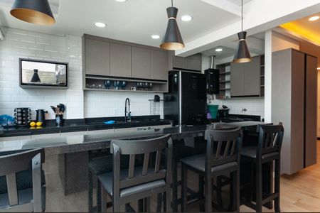 Casa à venda com 96m², 2 quartos e 2 vagasCozinha Americana