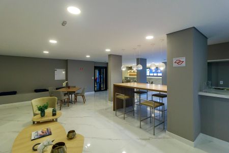 Studio para alugar com 24m², 1 quarto e sem vaga Studio para alugar com 24m², 1 quarto e sem vagaSalão de Festas