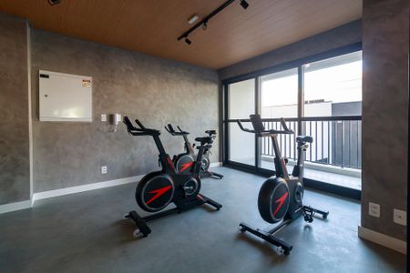 Studio para alugar com 24m², 1 quarto e sem vaga Studio para alugar com 24m², 1 quarto e sem vagaAcademia