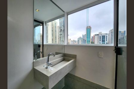 Apartamento à venda com 73m², 1 quarto e 1 vagaLavabo Área externa
