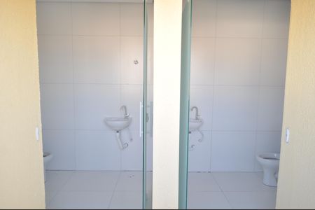 Apartamento para alugar com 28m², 1 quarto e sem vagaBanheiro da Sauna