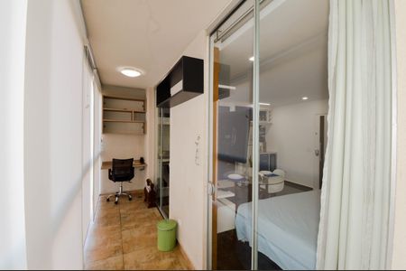 Studio para alugar com 38m², 1 quarto e 1 vagaVaranda