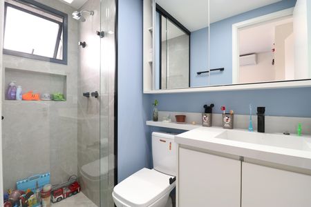 Apartamento à venda com 153m², 3 quartos e 3 vagasBanheiro da Suíte 1